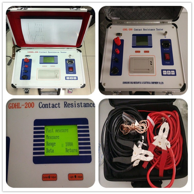 CRT Circuit Breaker Contact Resistance Tester 100A 200A 400A 600A