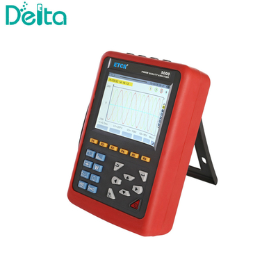 Portable Electrical Meter Three Phase Power and Harmonics Analyzer