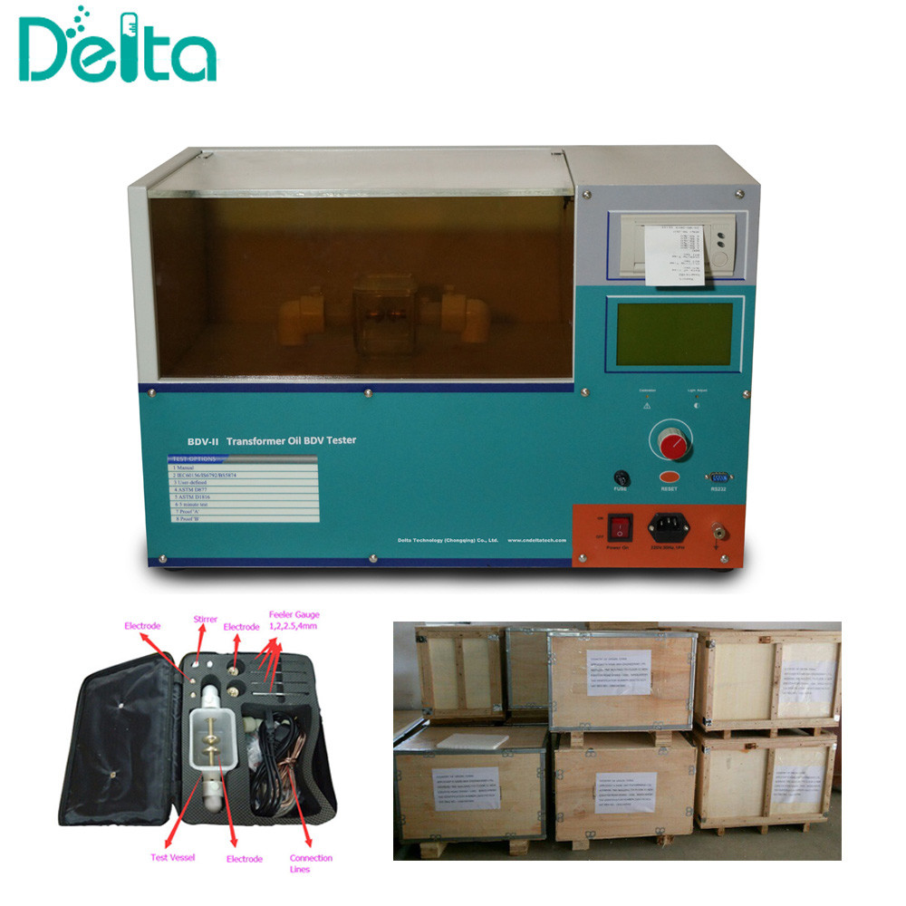 BDV-II 100kv Dielectric Insulating Oil Test Kit Breakdown Voltage Bdv ...